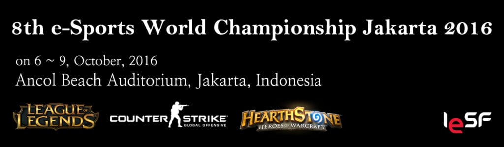 World Esports championship Jakarta