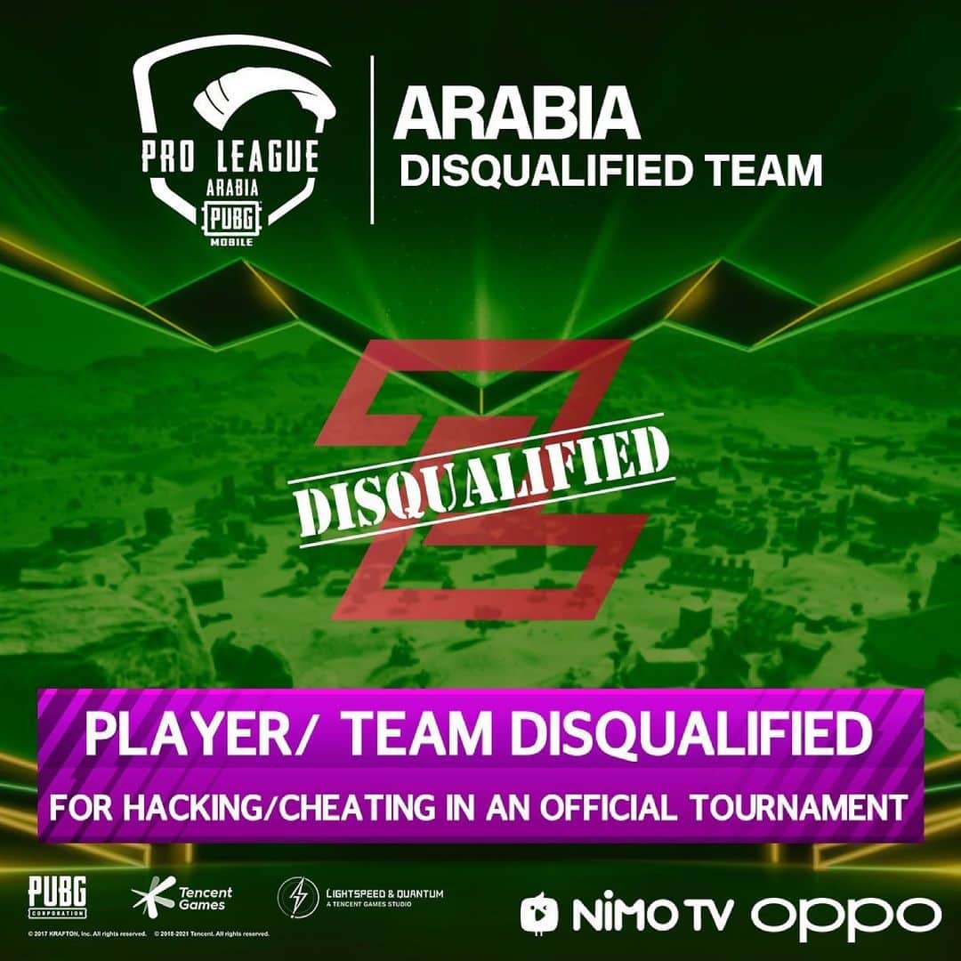 Zombies Esports banned from PMPL Arabia