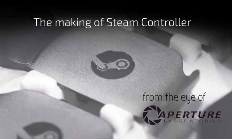 How Steam controller is made? Walk-through Aperture Labs