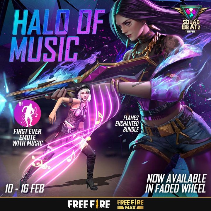Free Fire Faded Wheel: How to get Halo of Music emote