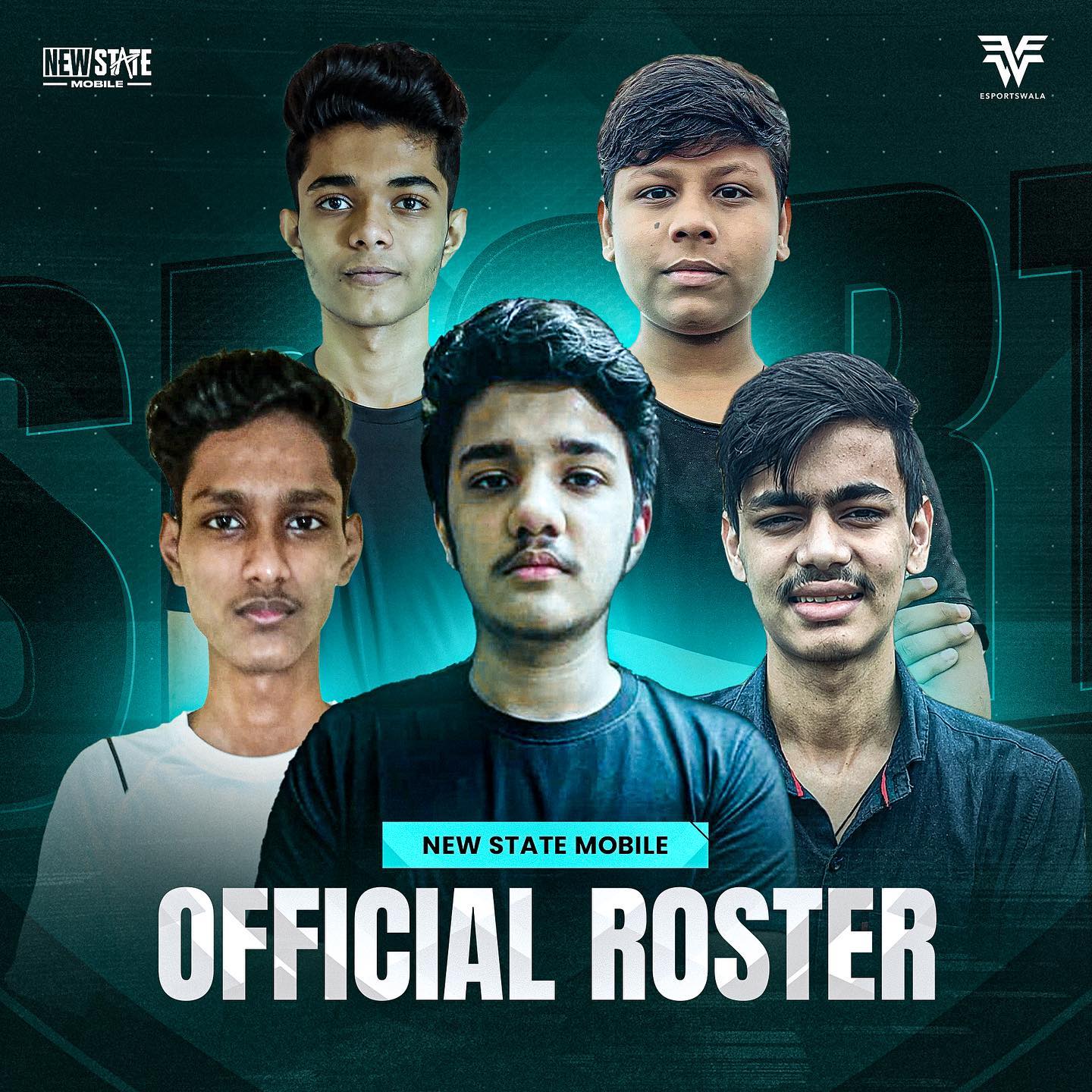 Team EsportsWala announces PUBG New State roster