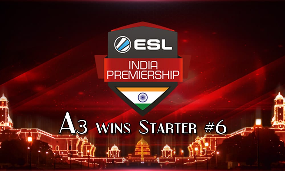 A3 comes out as victorious at the final finals of ESL Starter Cup for the year