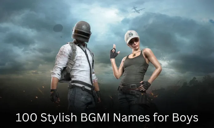 100 Stylish BGMI Names for Boys