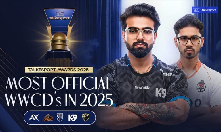 TalkEsport Awards 2025: Teams With the Most Official WWCDs in BGMI 2025