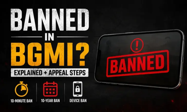 Banned in BGMI? 10-Minute, 10-Year and Device Bans Explained, and the Appeal Steps That Get a Real Review