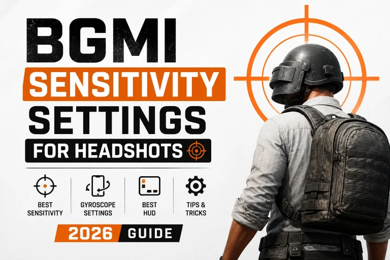 BGMI Sensitivity Settings for Headshots in 2026: Best HUD, Gyroscope, and Control Tips