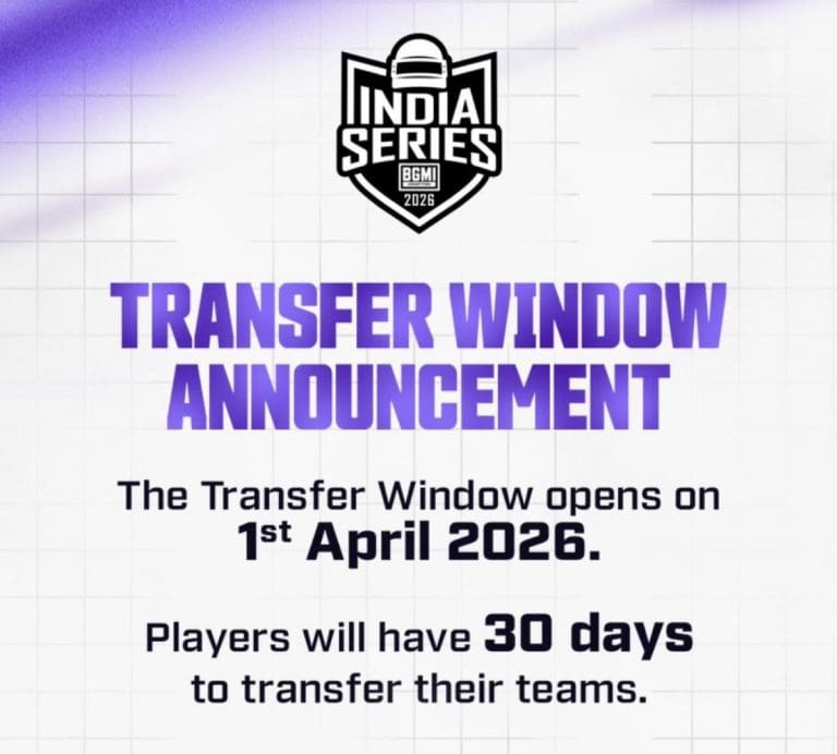 BGMI Transfer Window April 2026: Roster Changes, Jonathan Rumours, Rules Explained