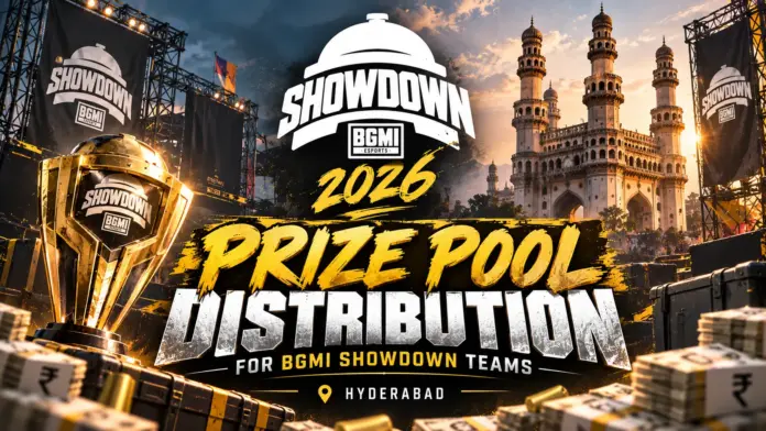 BMSD 2026 prize pool distribution for BGMI Showdown teams in Hyderabad