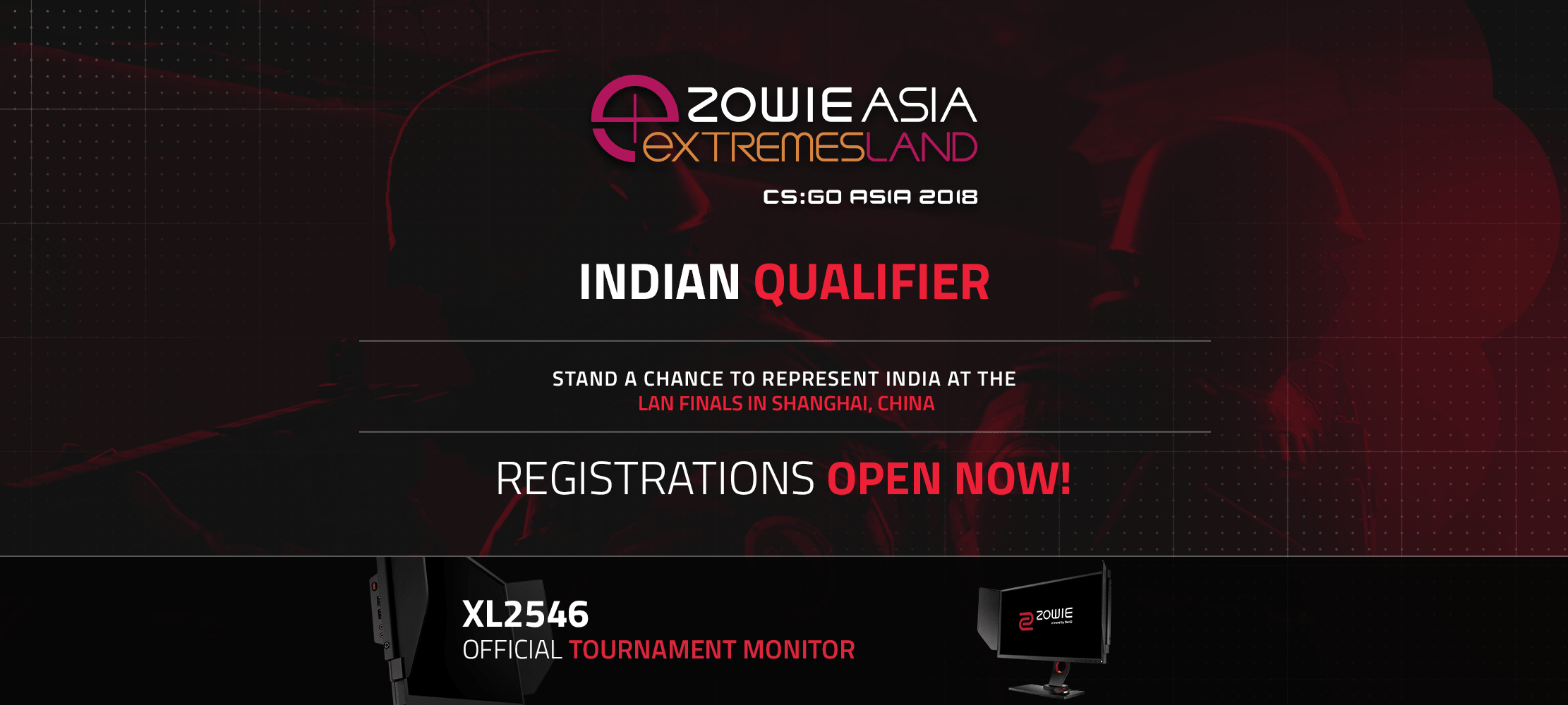BenQ ZOWIE announces the title sponsorship for eXTREMESLAND 2018 –  Indian Qualifiers