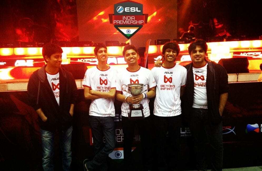 Beyond Infinity, winners of ESL Challenger #1. Image courtesy: MaGGaming