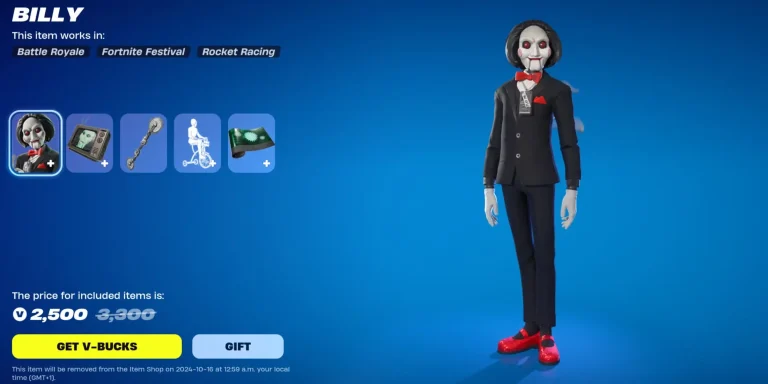 How to Get Billy the Puppet Skin in Fortnite?
