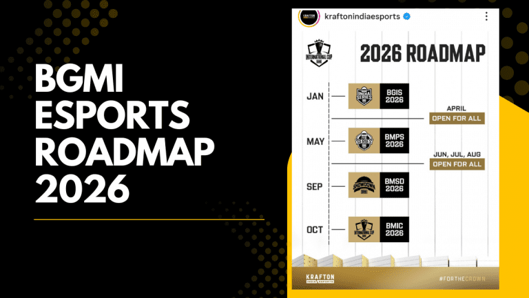 BGMI Esports Roadmap 2026 Announced: Full Details Inside