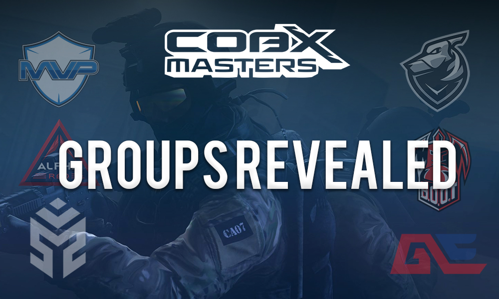 Groups for COBX Masters CSGO have been revealed
