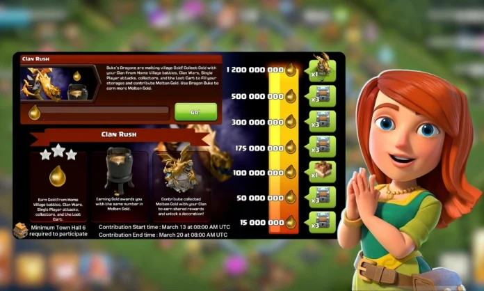 Clash of Clans Clan Rush Event Rewards & Details Revealed