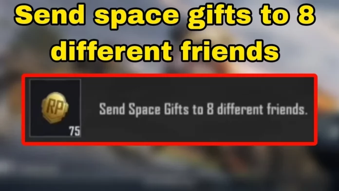 Complete Send Space Gifts to Friends Mission in BGMI Easily