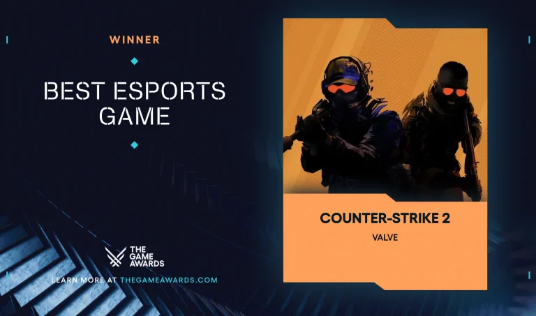 Counter-Strike 2 Crowned Best Esports Game at The Game Awards 2025