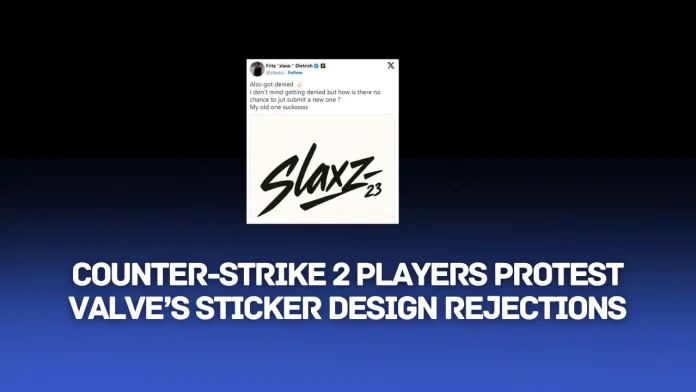 Counter Strike Pros Protest Valve Over Rejected Major Sticker Designs