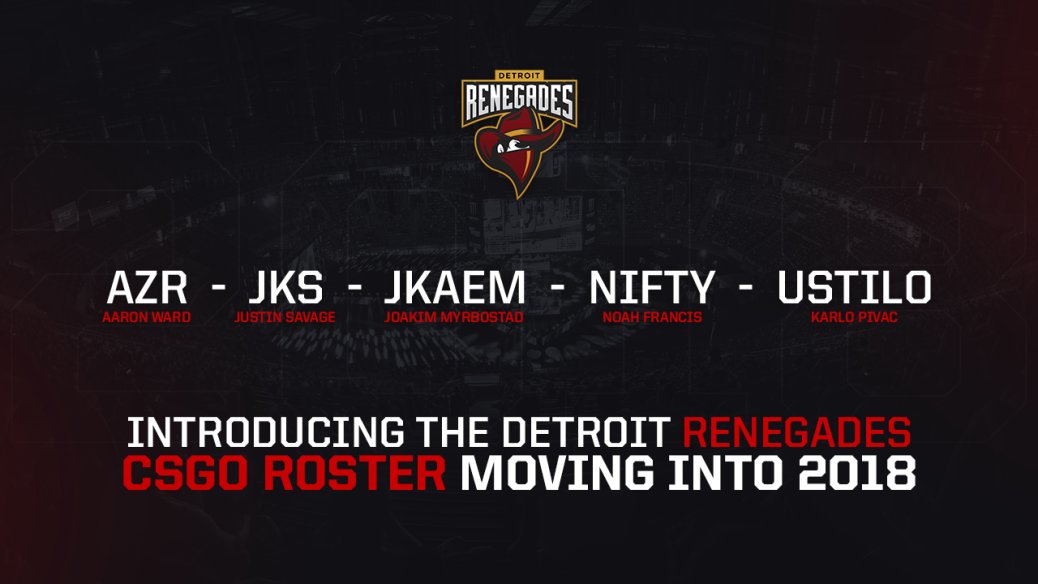 Meet Renegades CSGO Roster 2018