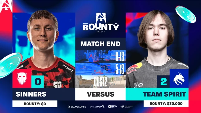 Donk Shines as Spirit Wins Against SINNERS in BLAST Bounty 2026 Season 1