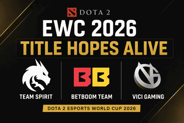 Dota 2 EWC 2026: Team Spirit, BetBoom and Vici Gaming Keep Their Title Hopes Alive