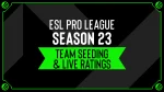 ESL Pro League Season 23 Stage 1 Opening Matchups Revealed