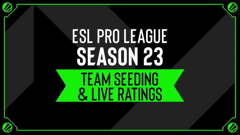 ESL Pro League Season 23 Stage 1 Opening Matchups Revealed