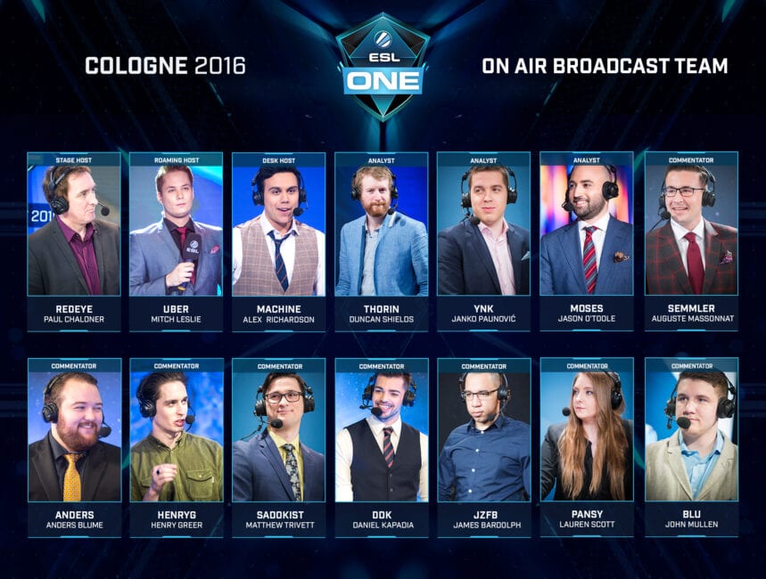 ESL One Cologne 2016 talent