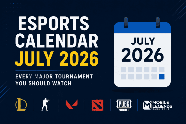 Esports Calendar for July 2026: Every Major Tournament You Should Watch
