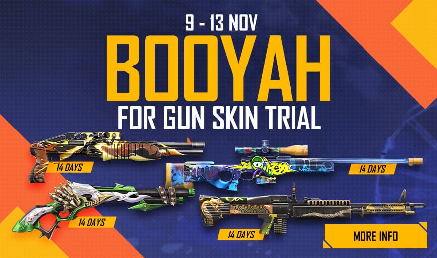 How to get free guns in Free Fire November Event
