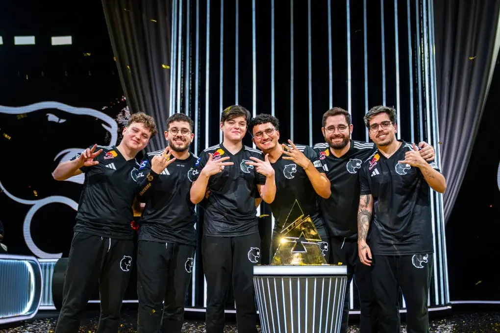 FURIA CS2 players on stage as Brazil's betting ban hits esports sponsorship