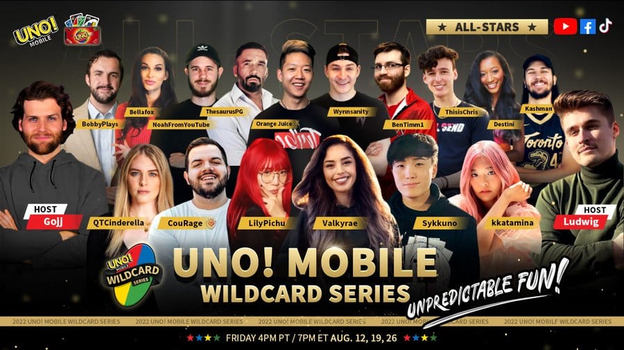 UNO! Mobile Wildcard Series: All Participants