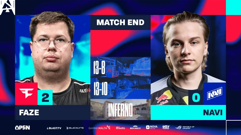 FaZe Clan Outshines NAVI in BLAST Open London 2025