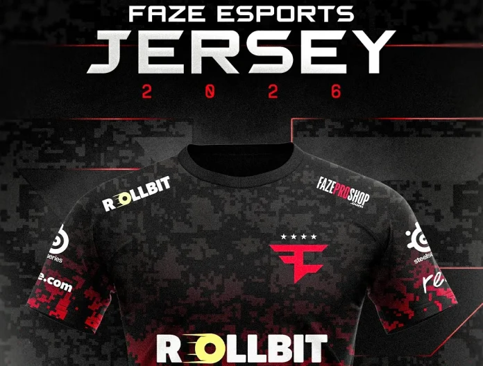 FaZe Clan Unveils 2026 Esports Jersey with Iconic Red Camo Design
