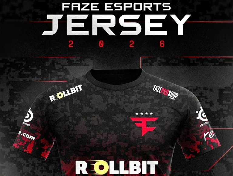 FaZe Clan Unveils 2026 Esports Jersey with Iconic Red Camo Design
