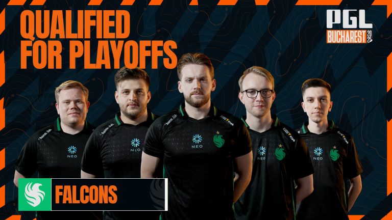 Falcons Qualify for PGL Bucharest 2025 Playoffs