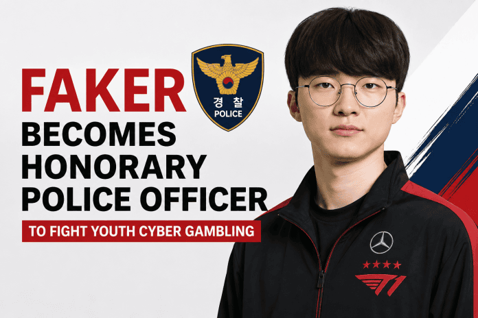 Faker Becomes Honorary Police Officer in South Korea to Fight Youth Cyber Gambling
