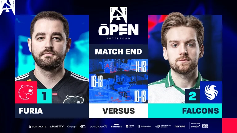 Falcons Qualifies for BLAST Open Rotterdam Playoffs