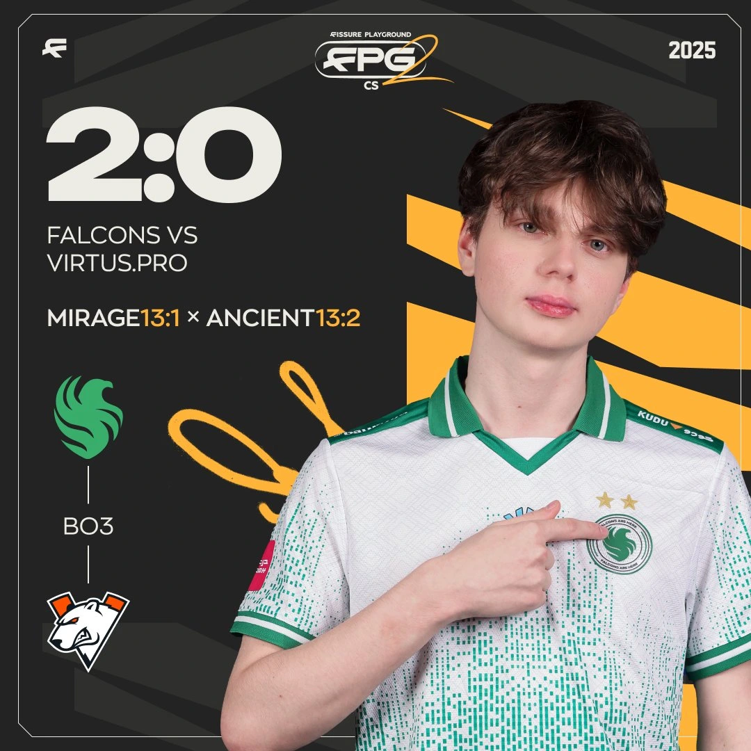 Team Falcons gewinnt gegen virtus.pro in Fissure Playground 2 Eröffnung
 – aboba.ru