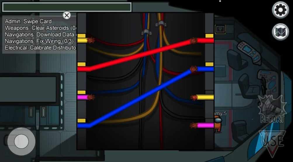 Among Us Fix Wiring Task