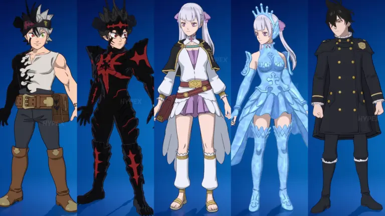 Fortnite Black Clover Skins: Release Time, Bundle Price and All Items