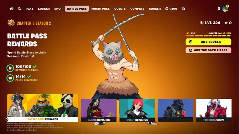 Two Characters of Fortnite Chapter 6 Season 2 Battle Pass Leaked