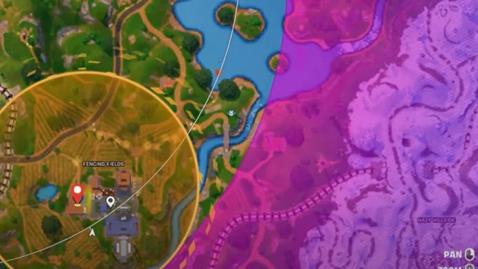 Fortnite Orange Circle