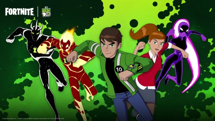 Fortnite x Ben 10 Crossover