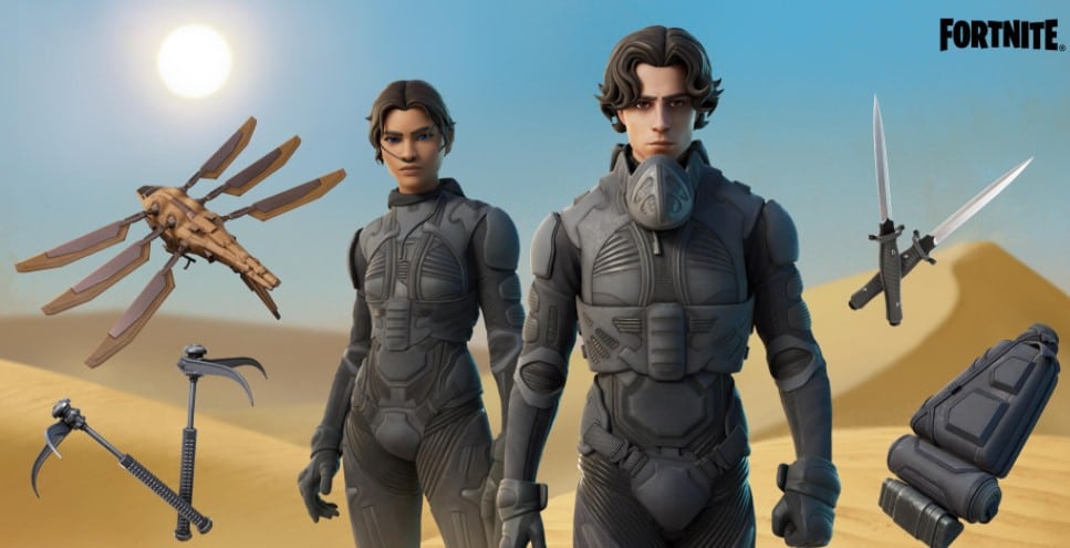 Fortnite x Dune Collaboration: Leaks and Skins