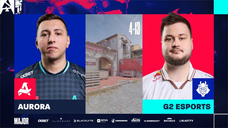 G2 Dominate Aurora in BLAST.tv Austin Major Stage 3