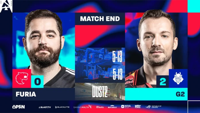 G2 Kicks Out FURIA to Book Grand Finals with Vitality in BLAST Open London