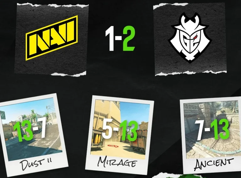 G2 Reverse Sweeps NAVI in ESL Pro League Season 23