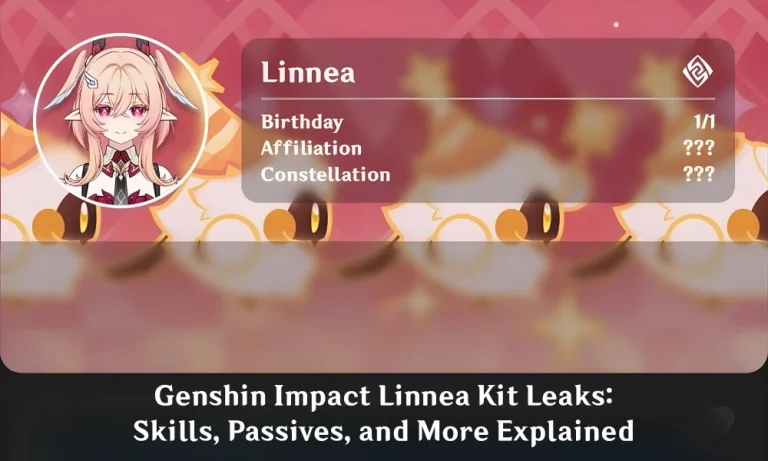 Genshin Impact Linnea Kit Leaks: Skills, Passives, and More Explained