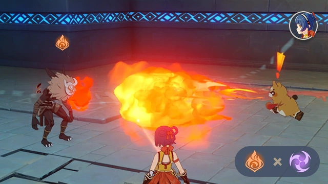 Genshin Impact Overload Reaction