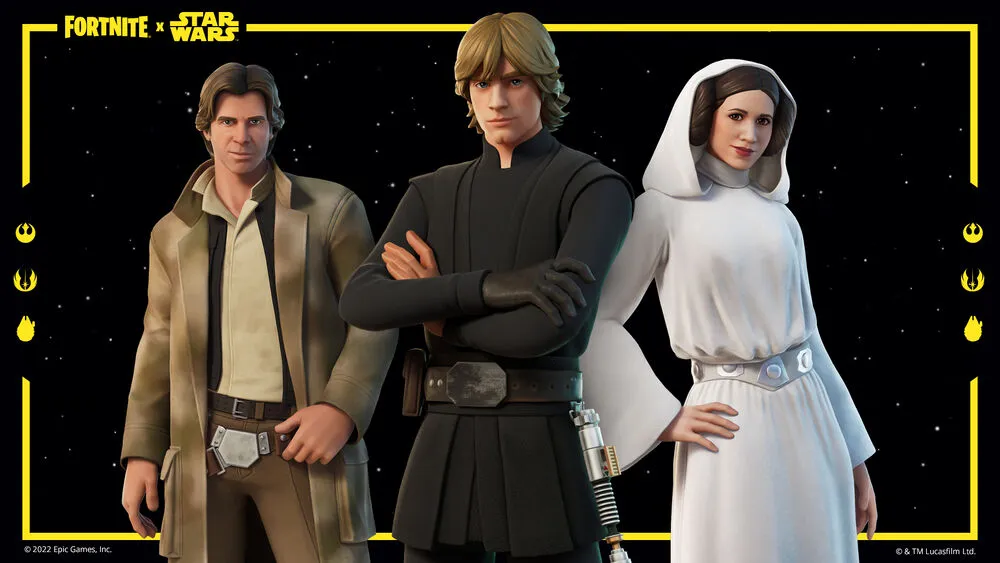 How to Get Fortnite’s Han Solo and Leia Organa Skins